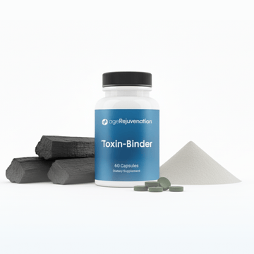 biotoxin binder supplement with ingredients pictured